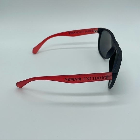 Armani Exchange New Polarized Red and Black Sunglasses with Case - Picture 6 of 13